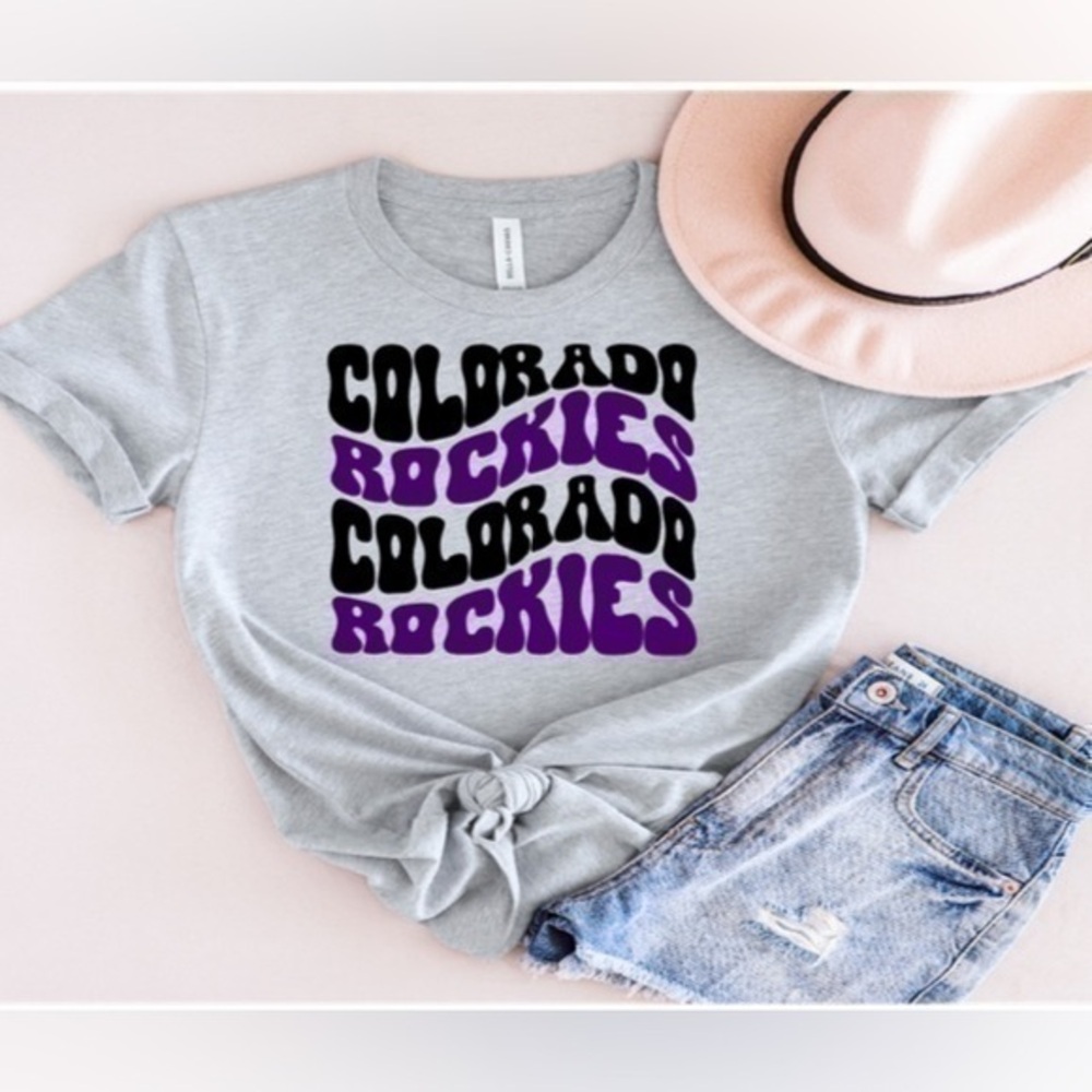 Colorado Rockies Wavy Tee